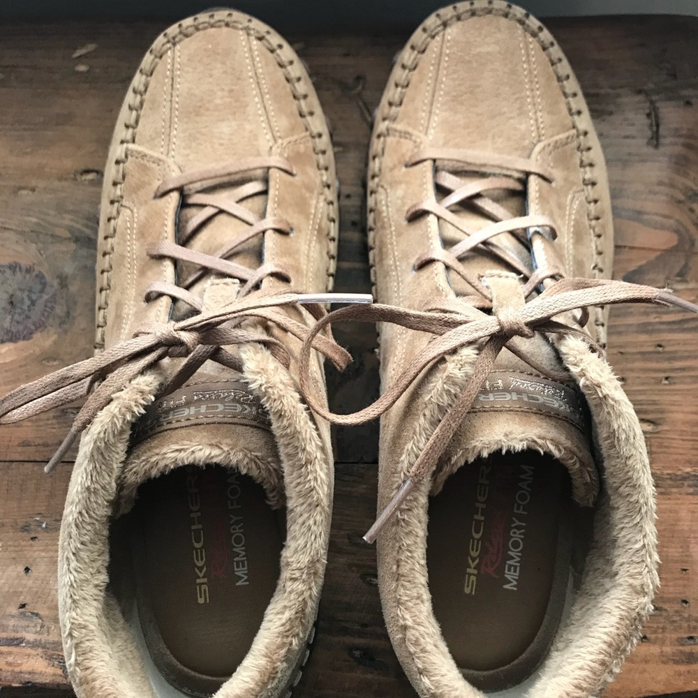 Skechers relax fit memory foam bikers cube 8.5